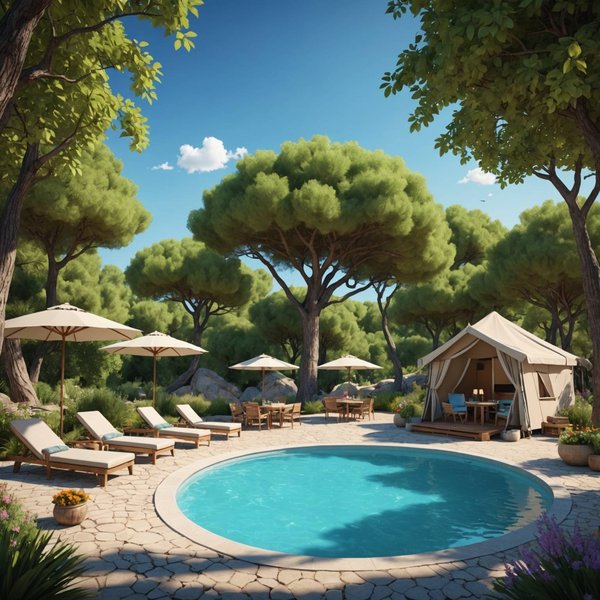 Découvrez le Luxe d'un Camping 4 Étoiles aux Plans dans le Gard: Vacances Aquatiques Idéales!