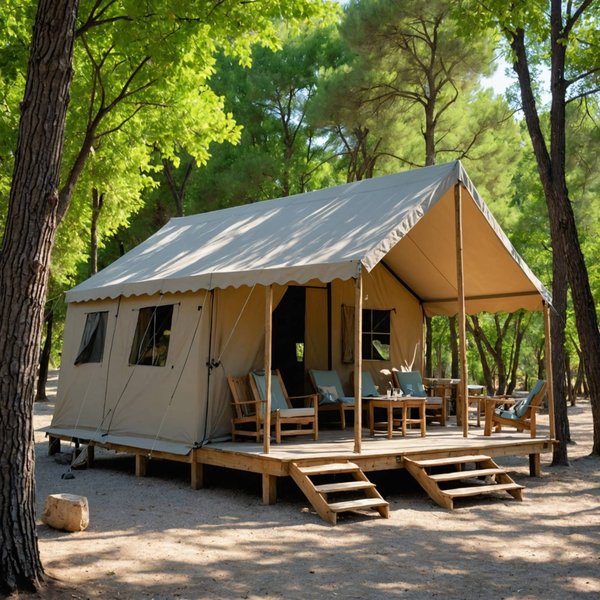 La Tente Lodge Toilée: Location Vacances Numéro 1 dans les Campings de Provence-Alpes-Côte d'Azur